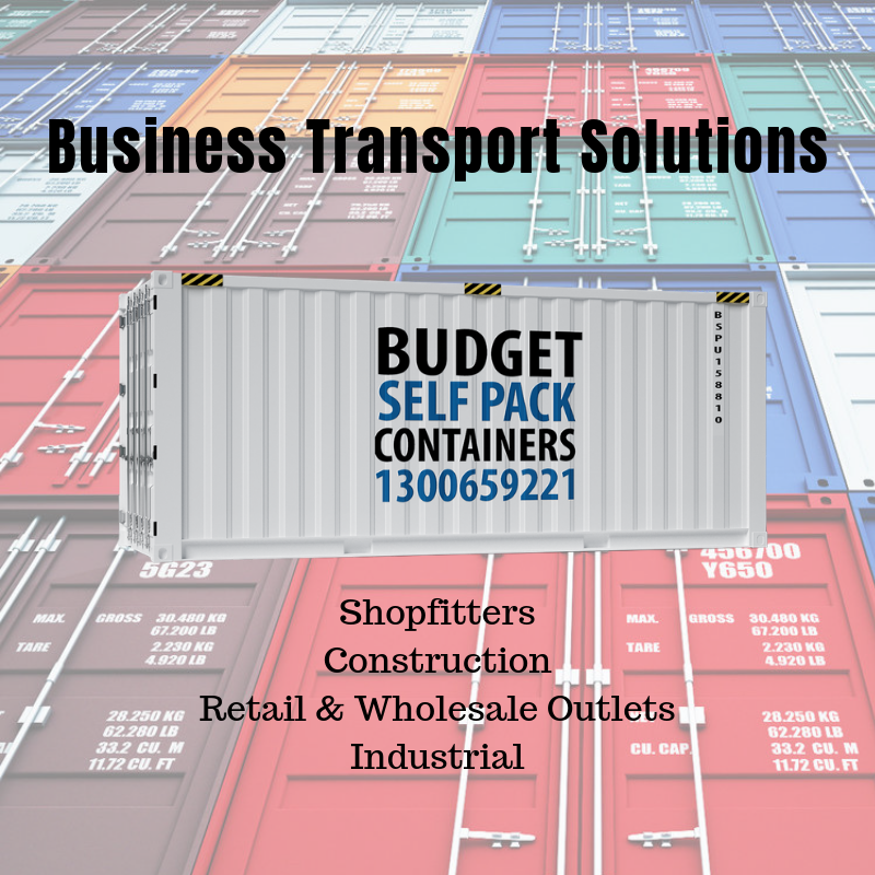 Container Transport & Logistics | Budget Self Pack Containers